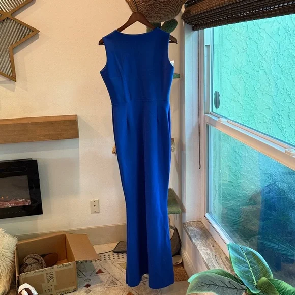 Chiara Boni Blue Sleeveless Dress